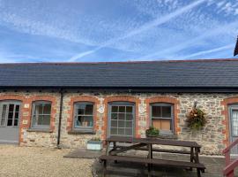 Kingfisher Cottage at Duffryn Mawr Cottages，位于翰索的公寓