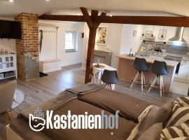 Stilvolle, voll ausgestattete Einraum-FeWo auf dem Kastanienhof Oetzen，位于Oetzen的酒店