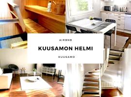 Kuusamon Helmi, Sauna, Parveke, Terassi，位于库萨莫机场 - KAO附近的酒店