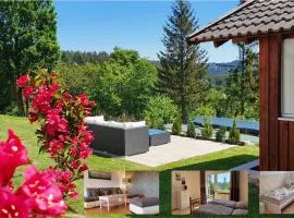 Moderne Ferienwohnung mit eigenem Garten und traumhaften Blick