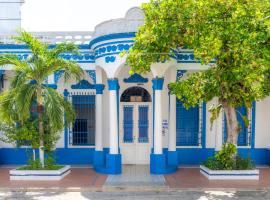 卡萨加勒比殖民公寓，位于巴兰基亚Amira de la Rosa Theater附近的酒店