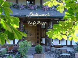 拉普咖啡餐厅旅馆，位于黑林山区克尼格斯费尔德的旅馆