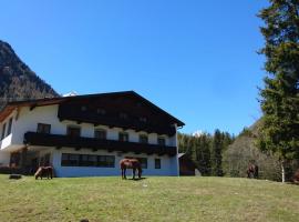 Pension Alpenrose，位于Sankt Sigmund im Sellrain的旅馆