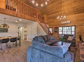 Deck, Games and Fire Pit Modern Pine Cabin!