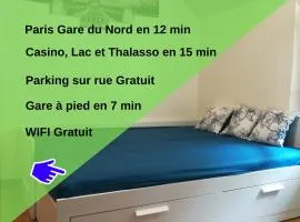 Studio Le Palmier - Paris Gare du Nord en 15 min -