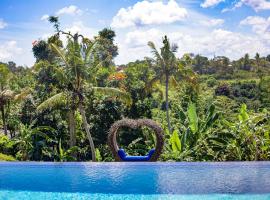 Wake in Paradise Lebah Villas Pool Kitchen Spa，位于乌布bridges Bali Restaurant附近的酒店