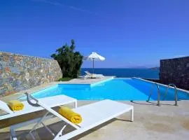 Luxury Crete Villa Sea View Villa Private Pool Ocean Front 3 BDR Nikolaos