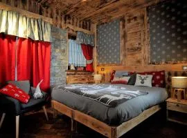 Aparthotel Foyer d'antan SUITE con caminetto hammam o vasca idromassaggio，位于布吕松的公寓式酒店