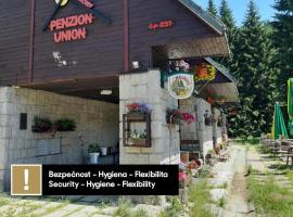 Penzion Union Harrachov，位于哈拉霍夫的木屋