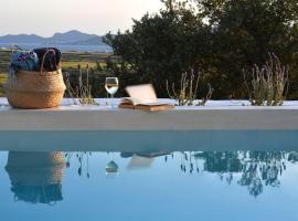 Luxury Paros Villa Villa Thoe Contemporary Luxury 3 Bedrooms Glisidia，位于帕罗斯岛的豪华酒店