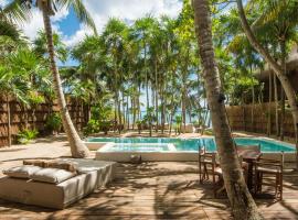 Privada Soliman Bay villa pets welcome!，位于图卢姆的酒店