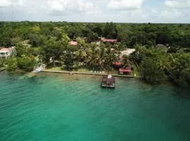 Coras Place Bacalar Lagoon front