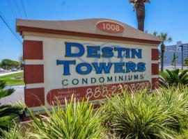 Destin Towers - MIDDLE UNIT ON THE BEACH! August, Sept, Oct Dates Available!，位于德斯坦的公寓式酒店