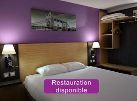Contact Hotel Restaurant Bleu France - Eragny Cergy，位于伊拉格尼蓬图瓦兹机场 - POX附近的酒店