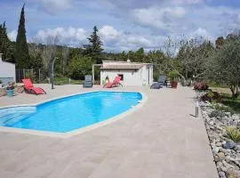 Villa with pool in L zignan Corbi res