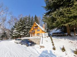 Luxury Chalet near Ski area in Benecko，位于Mrklov的木屋