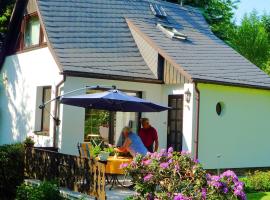 Holiday home in Saxony with private terrace，位于Schlettau的度假屋