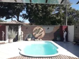 Casa piscina, mar e lagoa