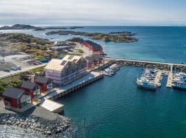 Seafront new cabin in Lofoten，位于巴尔斯塔的度假屋