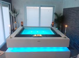 One bedroom house with jacuzzi enclosed garden and wifi at Tournai，位于图尔奈的别墅
