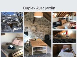 Appartement Duplex avec Jardin Attenant，位于布里昂松的滑雪度假村