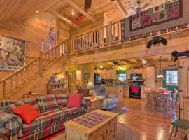 Lake Lure Log Cabin with Grill, Near Hiking!