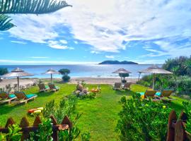 Beachfront Andriana Villa with mini pool and spa，位于瓦西里科斯的Spa酒店
