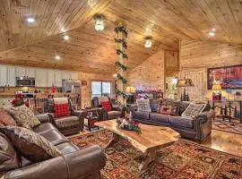 Luxe Cabin with Hot Tub, Theater, Pool Table, Arcade