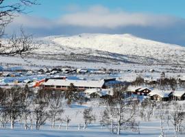 Stor leilighet - bakkeplan - barnevennlig - 80m2 - selvhushold - vaskefirma，位于霍夫登的酒店