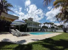 Casa Eventos e Temporada com 4 suites, piscina, churrasqueira, Wi-Fi, Ar Condicionado - Proximo Praia Mar Casado e Pernambuco - Guaruja -