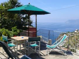 ARIA DI MARE, Manarola - Camere con vista mare!，位于马纳罗拉的酒店