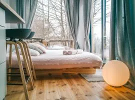 LushHills - Tiny House - Modern House On Wheels，位于Regulice的小屋