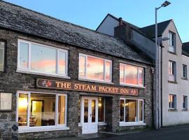 The Steam Packet Inn，位于Isle of Whithorn的带停车场的酒店