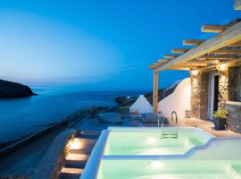 Merchia Bay Villas Mykonos，位于Merchia Beach的低价酒店