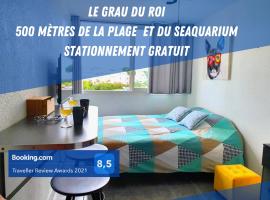 le studio du palais de la mer，位于勒格罗-迪鲁瓦的酒店