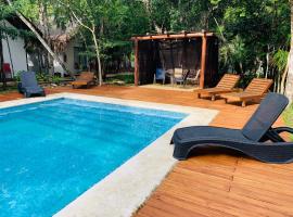 Ecovergel Hotel Riviera Maya，位于Chemuyil的酒店