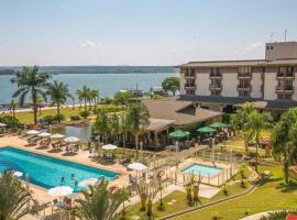 Flat Life Resort com vista do Lago，位于巴西利亚帕拉诺阿湖附近的酒店