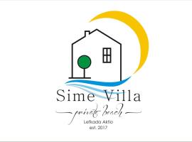 Sime Villa Private Beach，位于Ágios Nikólaos的酒店