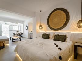 Thealos Santorini，位于皮尔戈斯的公寓