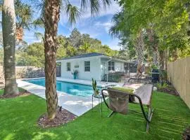 Mid-Mod Coastal Home with Pool about 1 Mile to Beach