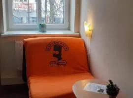 Small room with a private external bathroom