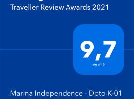 Marina Independence - Dpto K-01，位于阿卡普尔科La Isla Acapulco Shopping Village附近的酒店