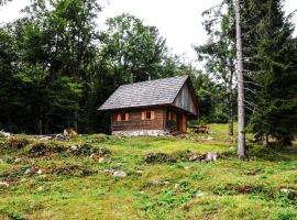 Gorska hiška Vogar nad Bohinjskim jezerom，位于博希尼的山林小屋