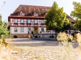 Hotel Goldner Stern，位于Königsberg in Bayern的酒店