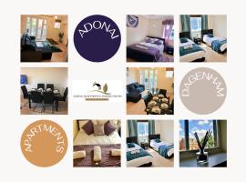 2 Bedroom Apartment at Dagenham , Adonai Serviced Accommodation, Free WiFi and Parking，位于达格纳姆的酒店