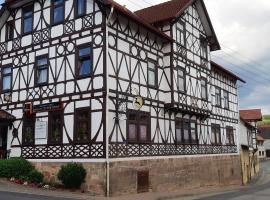 Pension Hirsch/Schwan，位于施马尔卡尔登的酒店