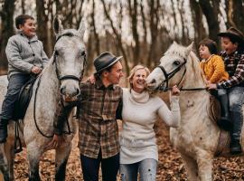 Tmbin's barn - nature, horses, family，位于塞扎纳的别墅