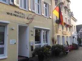 Hotel Weinhaus Hoff，位于巴特洪内夫的酒店