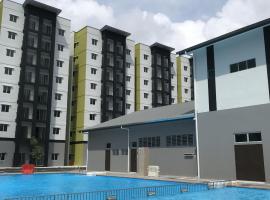 Homestay Musafir Apartment Seri Iskandar 2.0，位于斯里伊斯兰德的带泳池的酒店