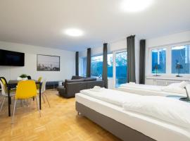 RAJ Living - 1 , 3 and 4 Room Apartments - 20 min Messe DUS & Airport DUS，位于梅尔布施的酒店